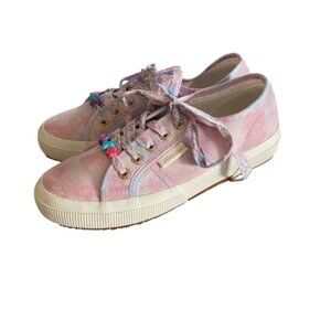 Superga x LoveShackFancy 2750 Sneaker in Cotton Candy 7